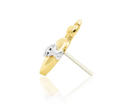 Yellow Gold Sacred Heart by JUNIPURR
