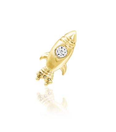 Yellow Gold Blast Off by JUNIPURR