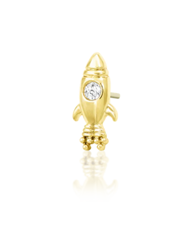 Yellow Gold Blast Off by JUNIPURR