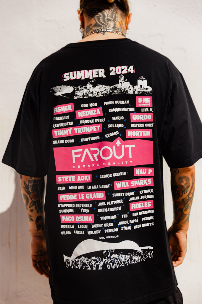 FarOut Line Up '24 Oversize t-shirt