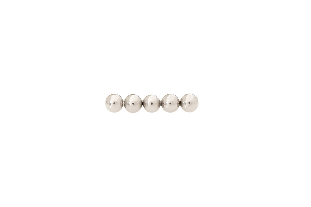 Beads Line Titanium Stud