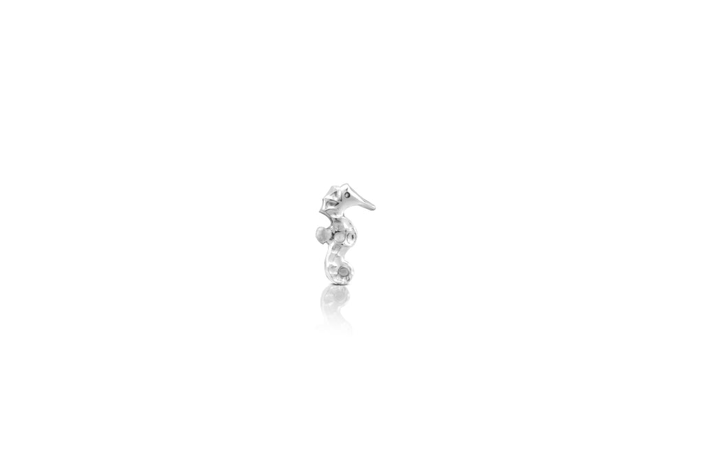 Seahorse Titanium Stud