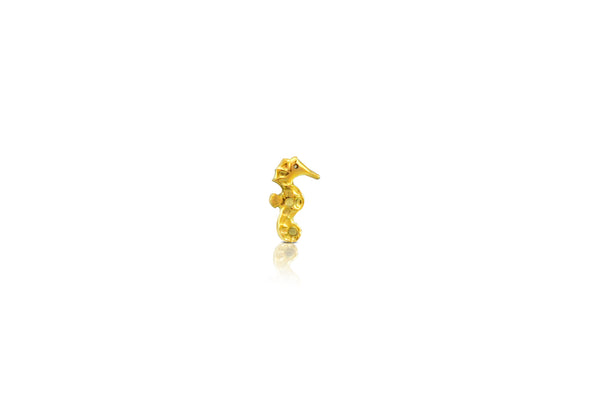 Seahorse Titanium Stud