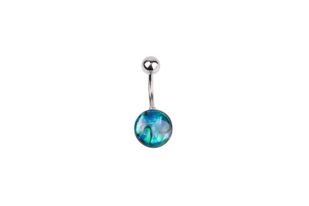 Blue Lagoon Surgical Steel Navel Barbell