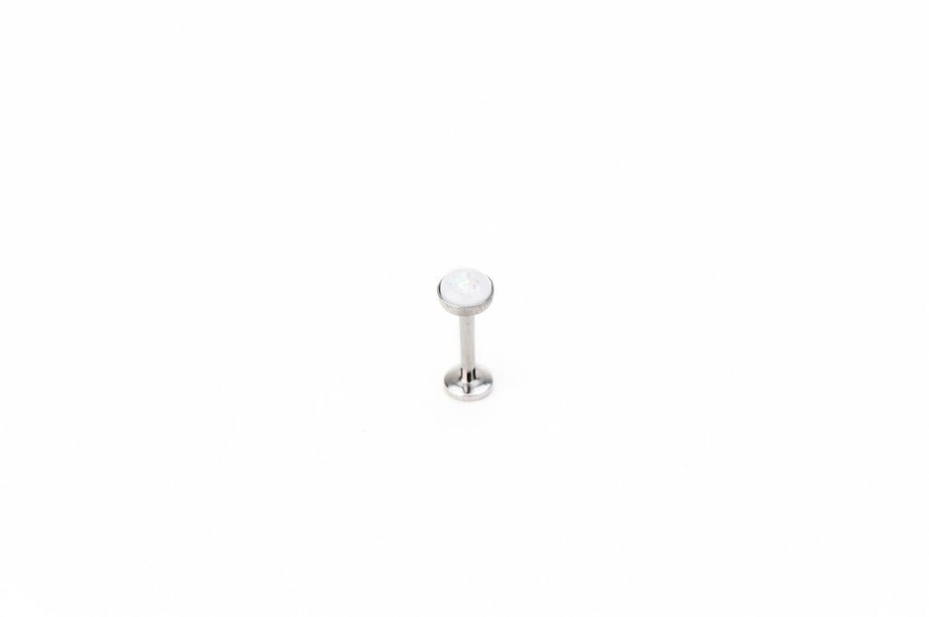 White Opal Internal Surgical Steel Barbell