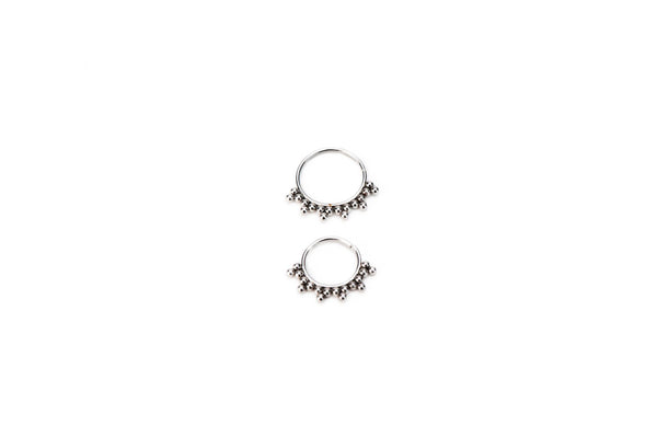 Spikes Surgical Steel Ring