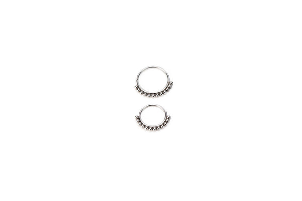 Minimal Row Surgical Steel Ring
